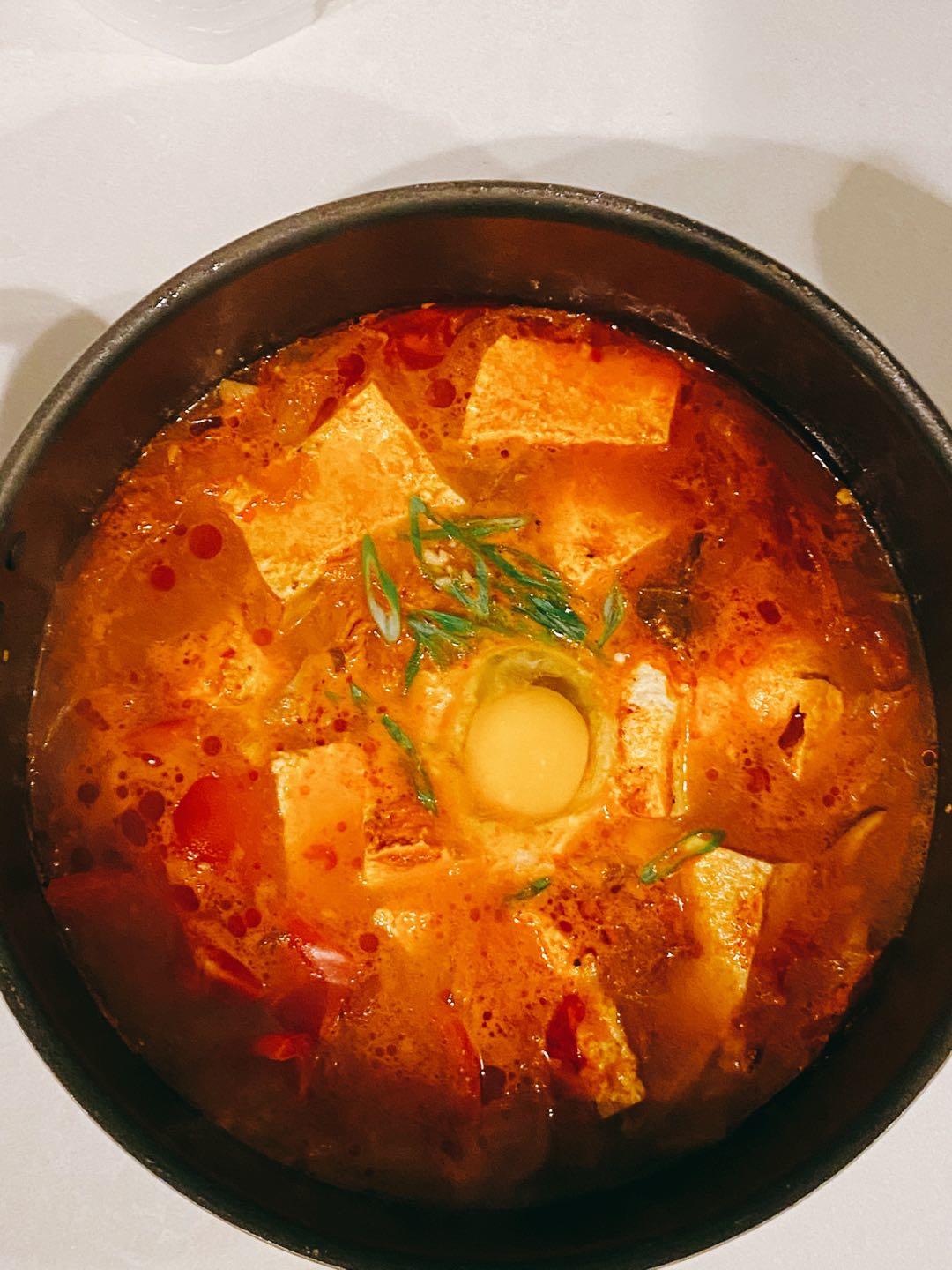 韩式辣豆腐汤的做法