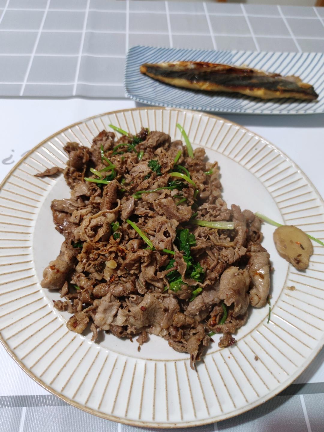 孜然羊肉片