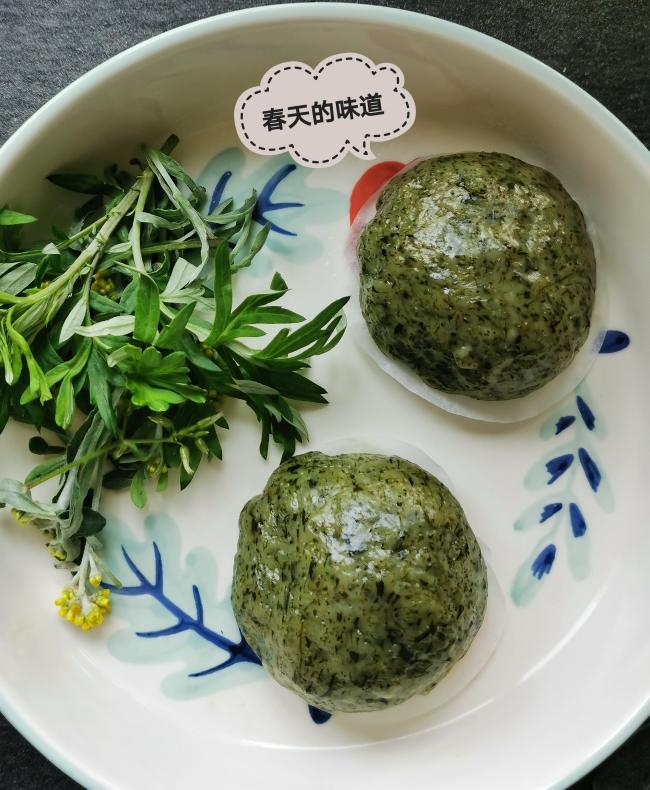 鼠曲草青团的做法