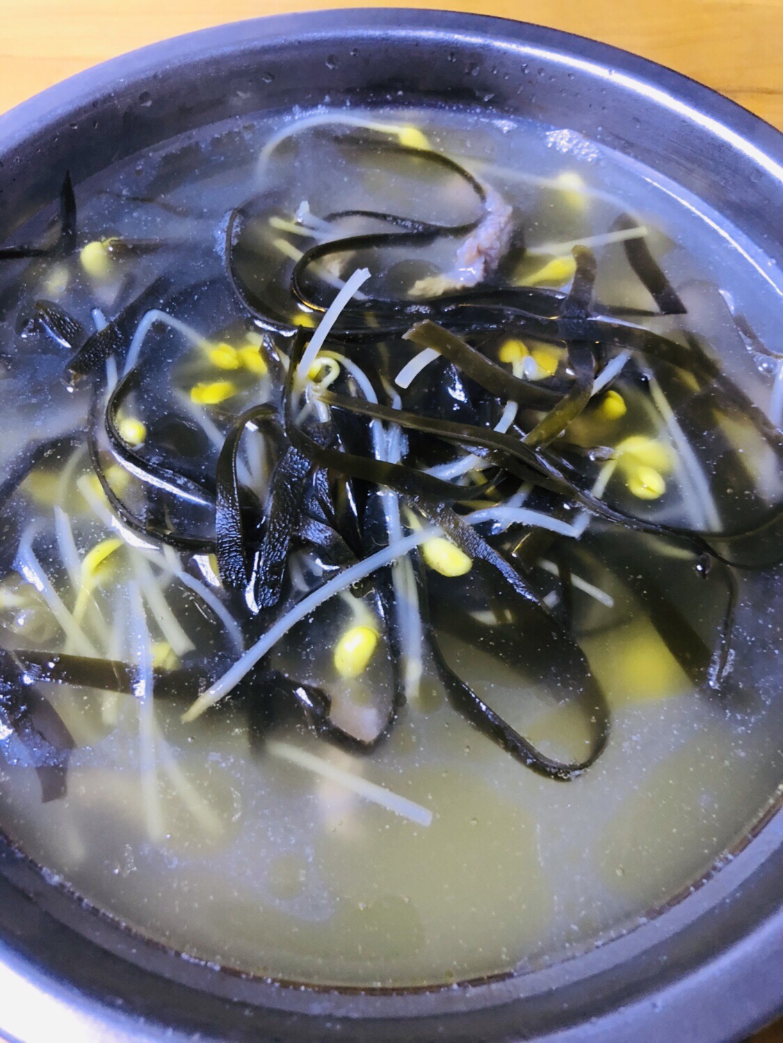 豆芽海带汤的做法