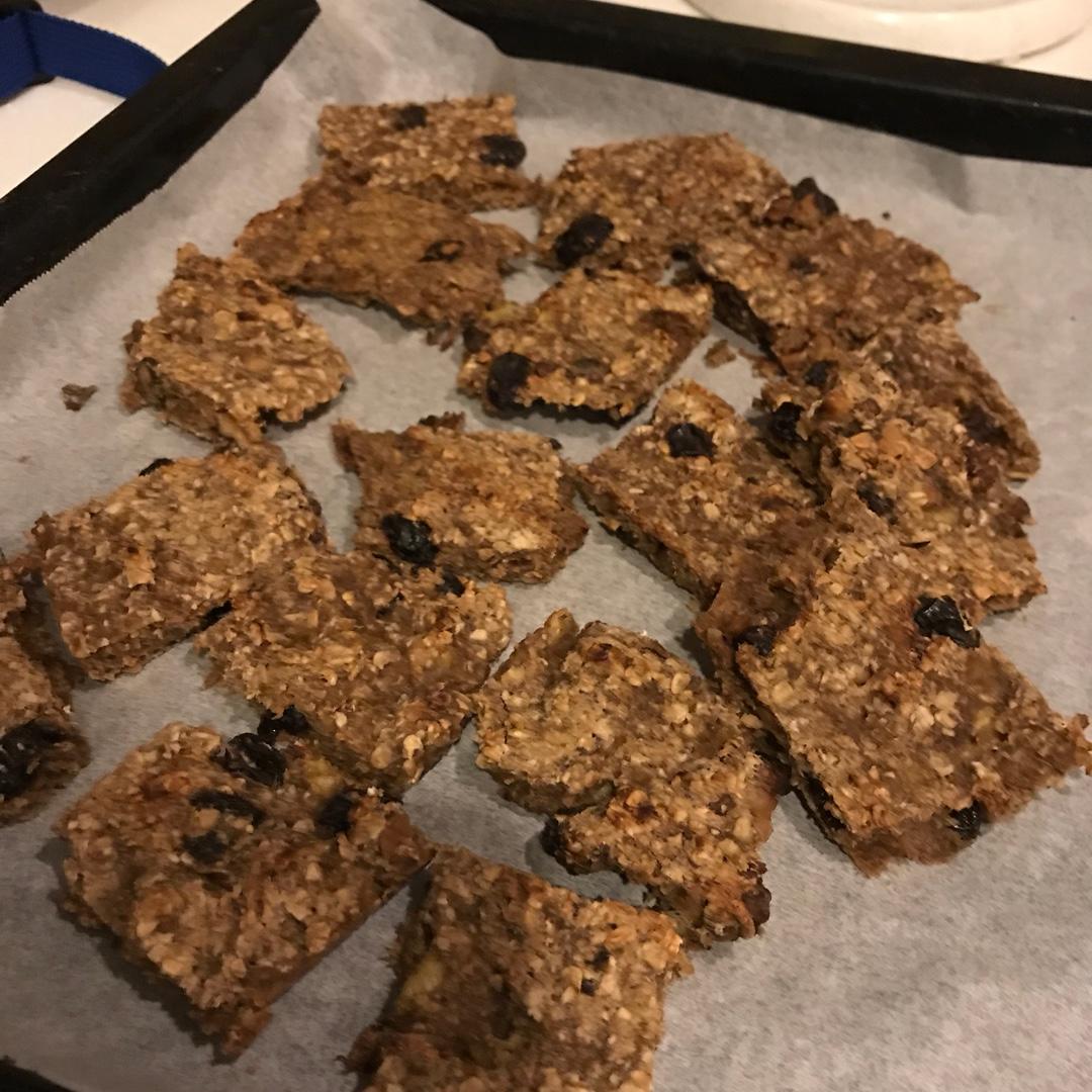 纯香蕉燕麦核果能量饼干