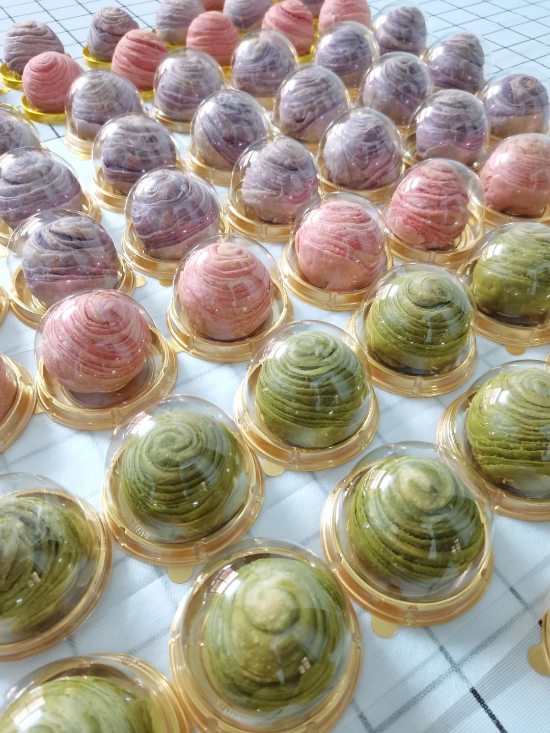 快手大包酥 彩虹酥、蛋黄酥、螺旋酥--手法适合量产 全程视频教学