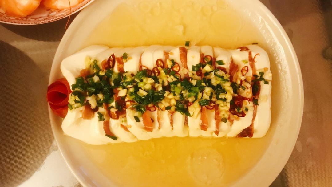 珊瑚与仙人草做的二十四桥明月夜:火腿蒸豆腐【曼食慢语】