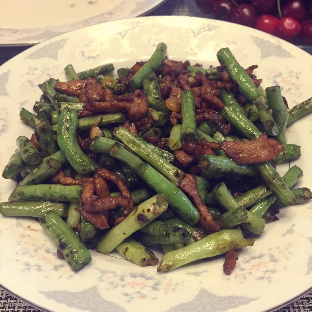 豆角炒肉丝