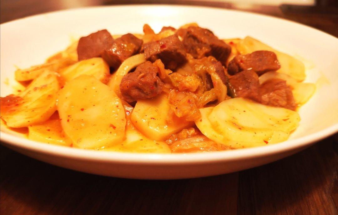 韩国泡菜小牛排年糕