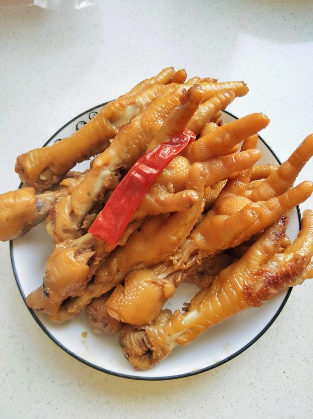 秘制红烧鸡爪
