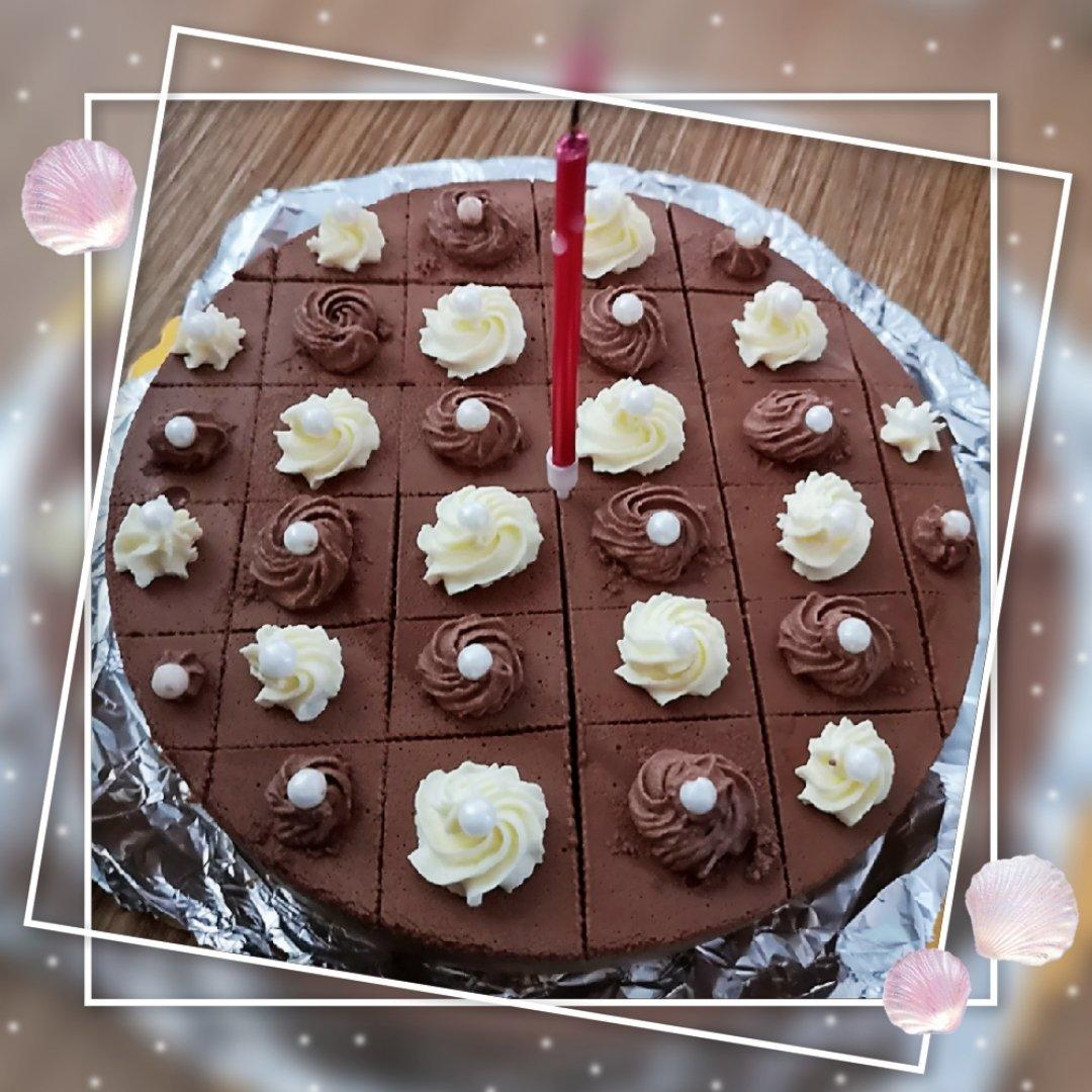 巧克力方形慕斯蛋糕