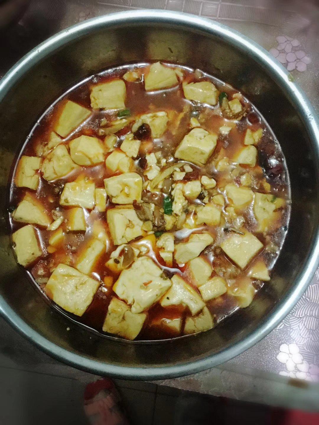 家常红烧肉末豆腐