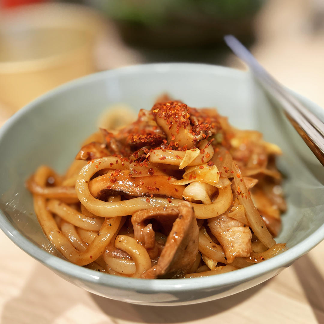 贪玩ra做的日式炒乌冬