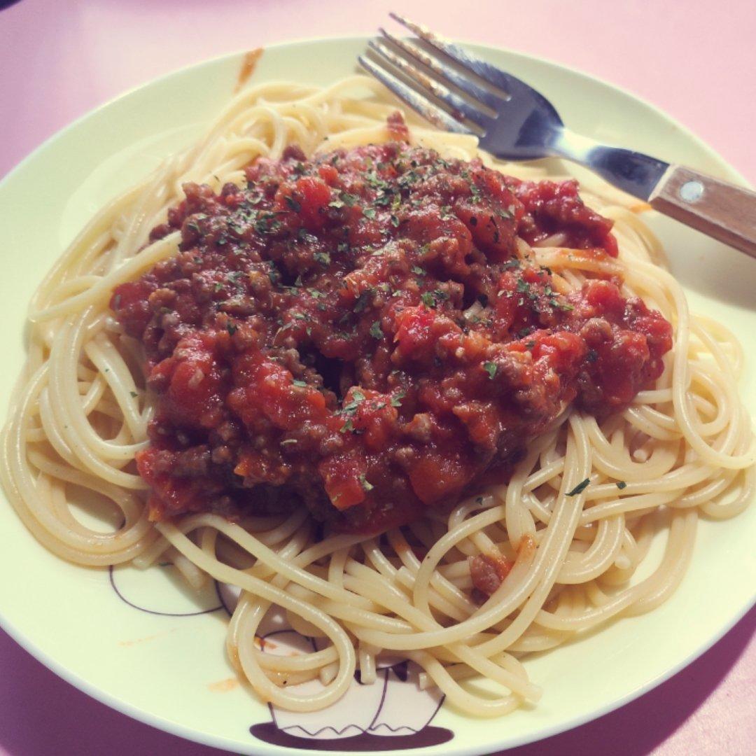 番茄肉酱意大利面