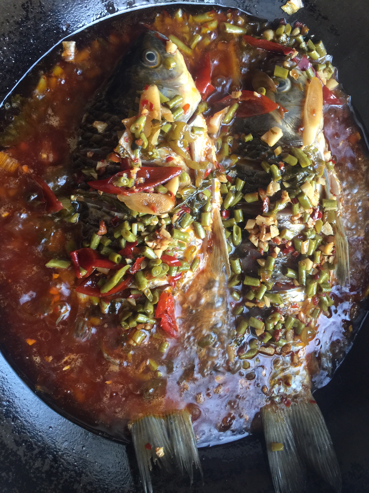 川味泡菜鱼（红烧）的做法 步骤5