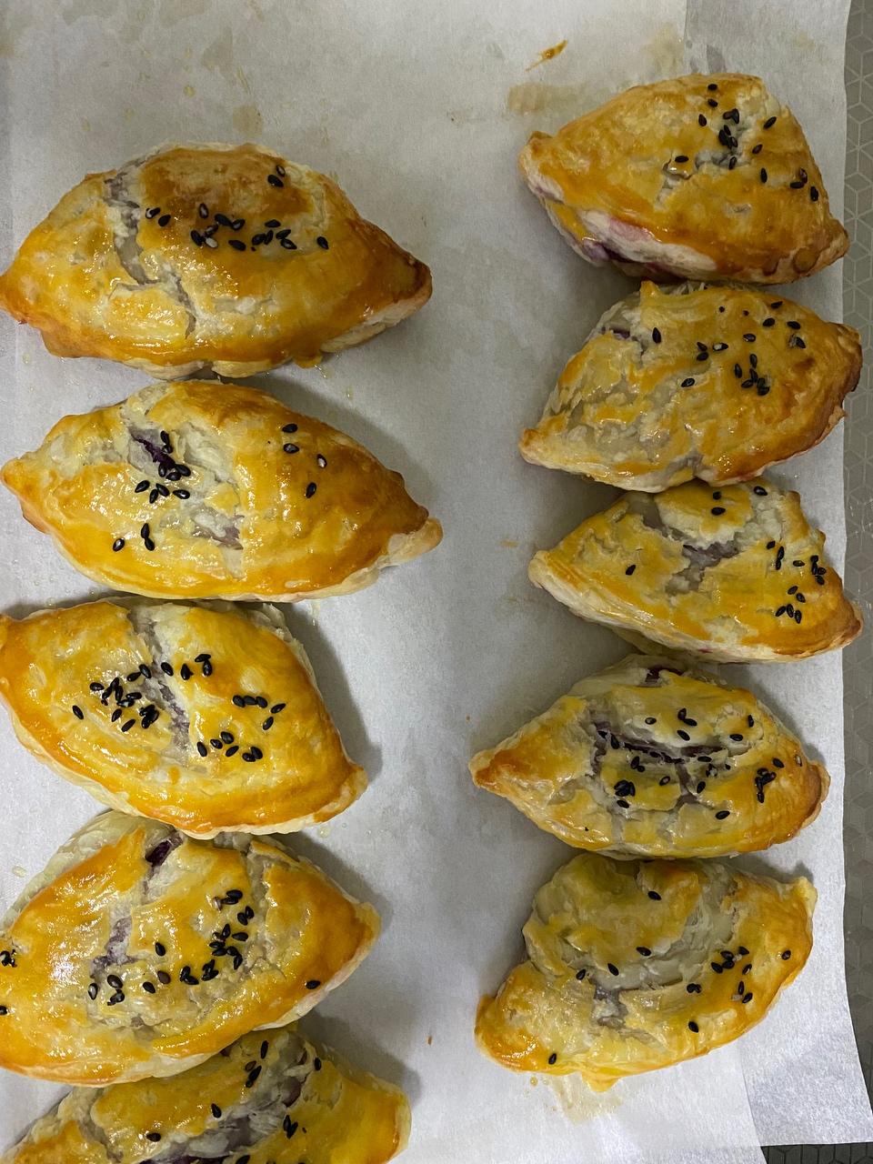 简易紫薯酥的做法