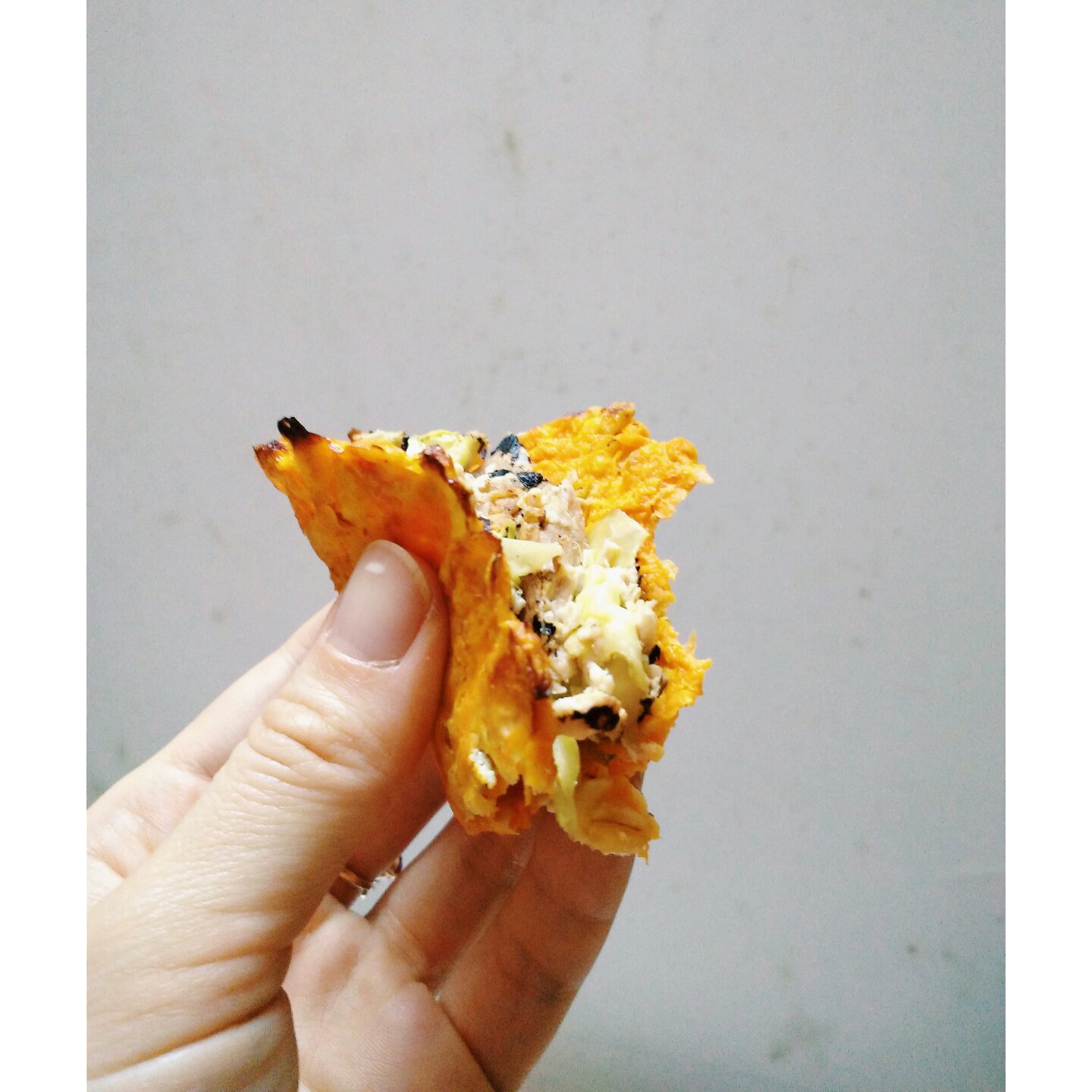 金枪鱼豆腐饼