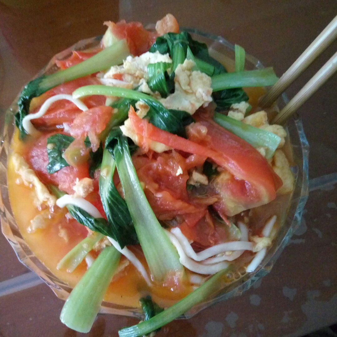超级入味好吃的番茄鸡蛋面