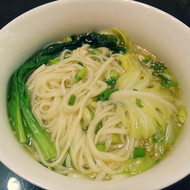 chinly做的清汤素面