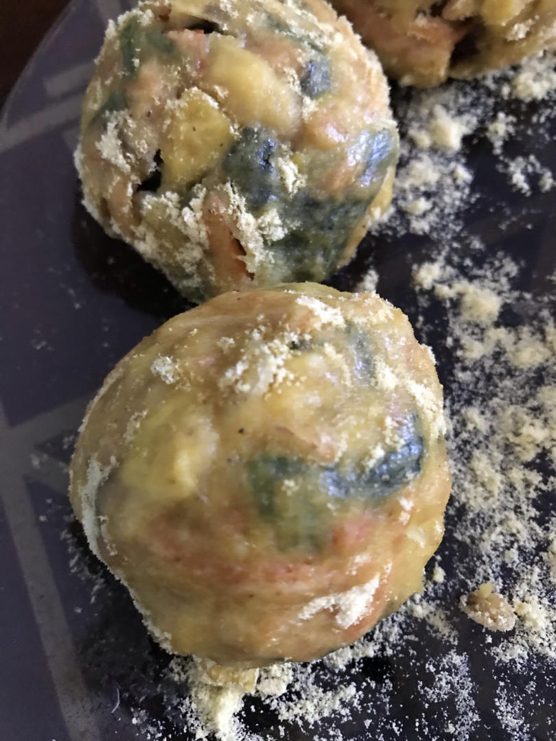 （减脂）玉米面菜团子