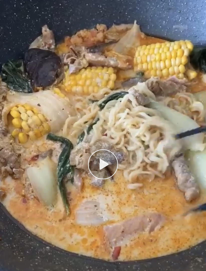 自制牛奶麻辣烫