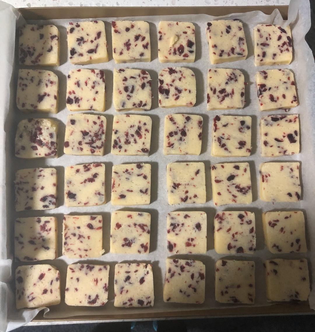 低糖少油版蔓越莓饼干