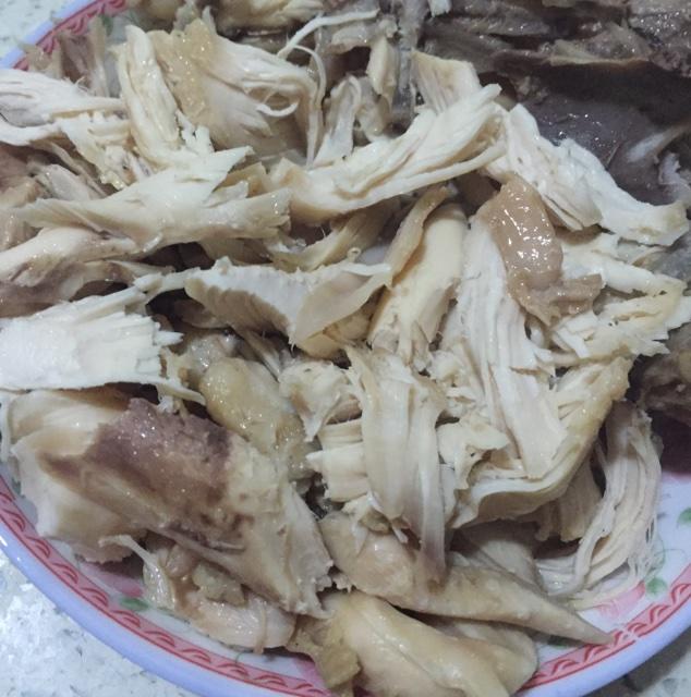 电饭锅简易版：盐焗手撕鸡