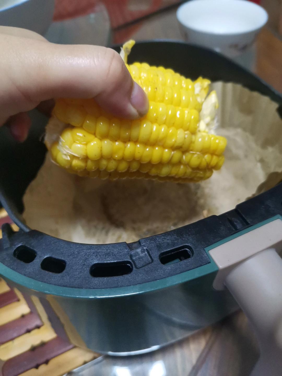 超简单的空气炸锅·烤玉米