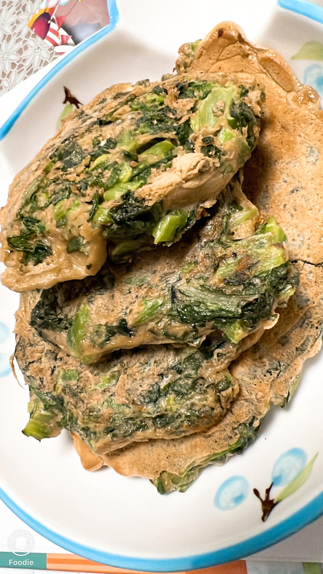 你不一定吃过的莴笋叶鸡蛋饼，快手早餐10分钟上桌