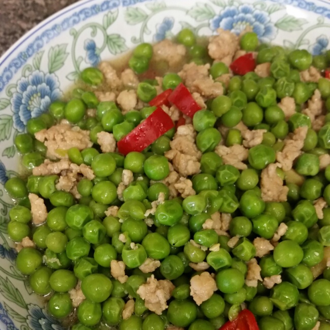 肉末豌豆
