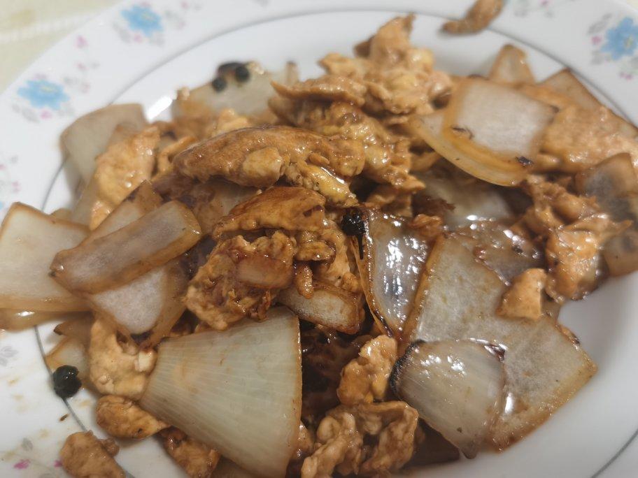 洋葱炒鸡蛋