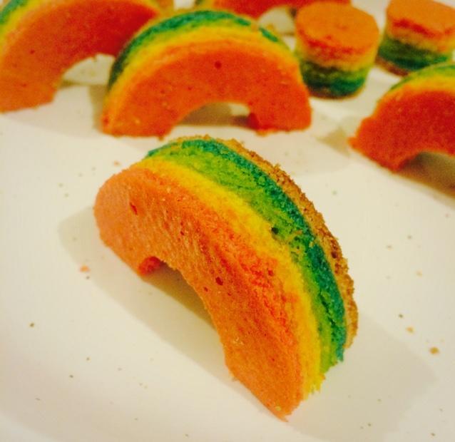【少女情怀】彩虹小蛋糕的做法