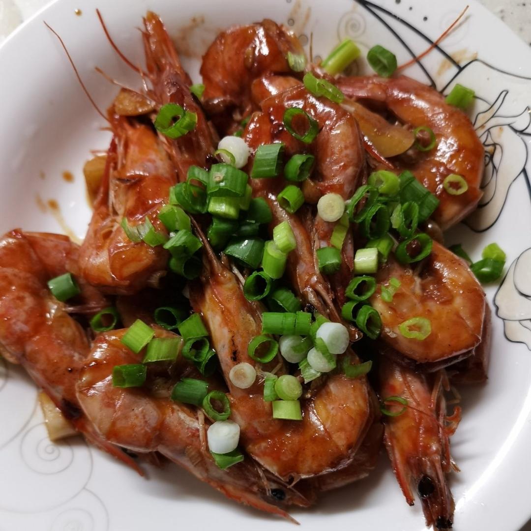 家庭版油焖大虾