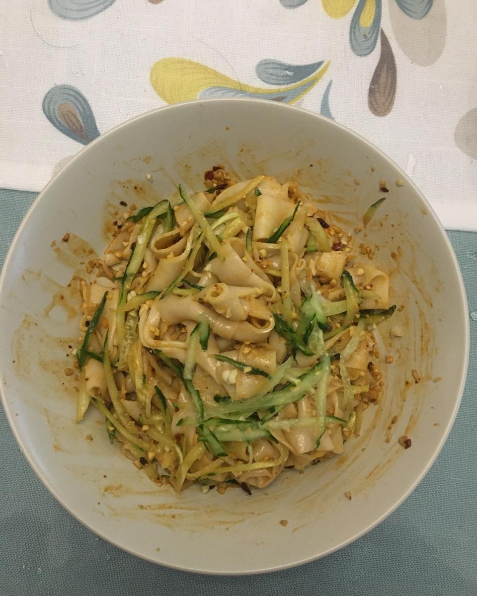 不用水洗的自制凉皮，零失败