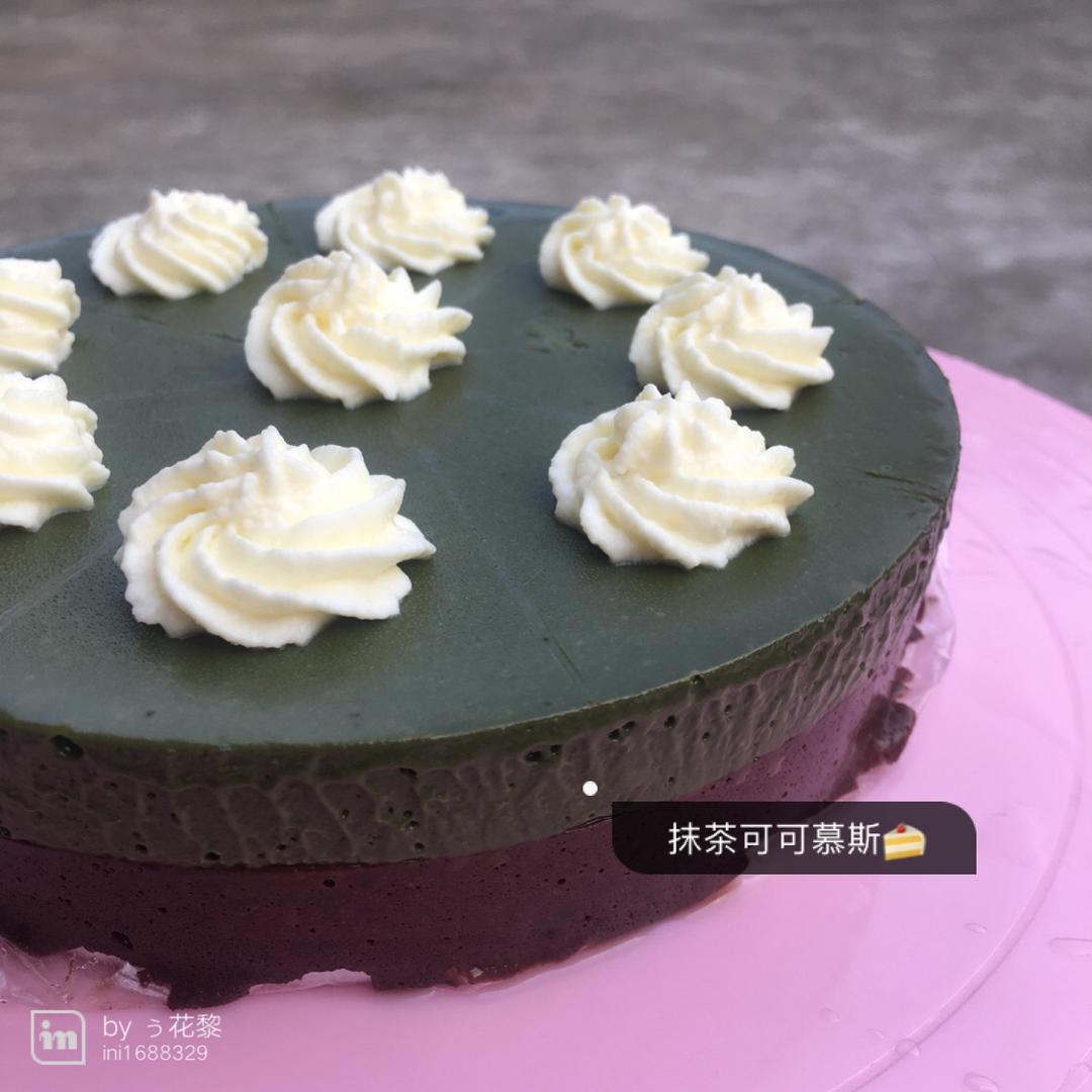 巧克力抹茶慕斯蛋糕