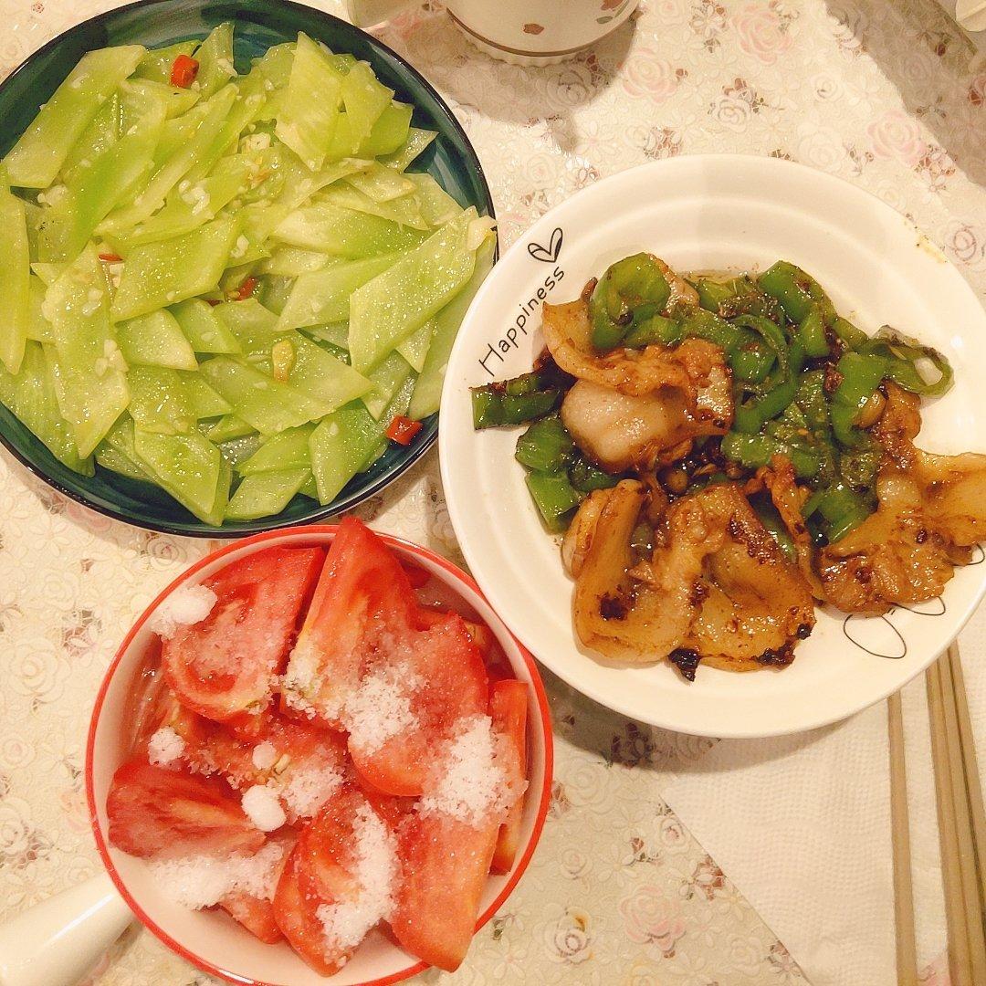 清炒莴笋