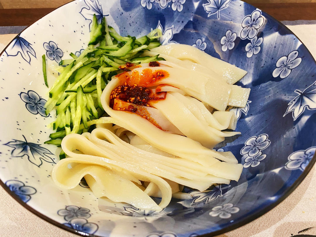 快手凉皮（附视频。不洗面筋。）