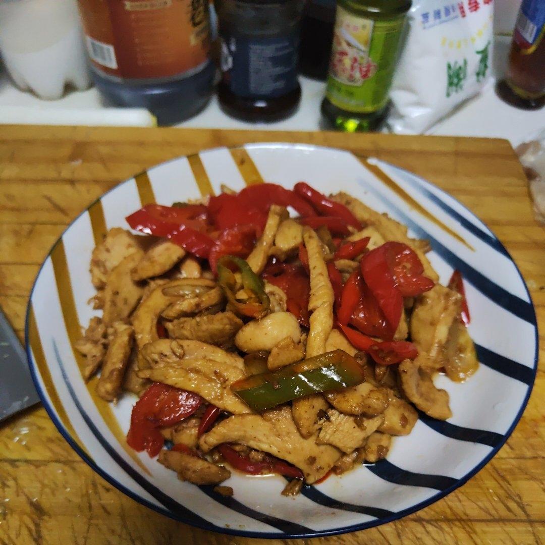 辣炒鸡胸肉，快手菜超下饭