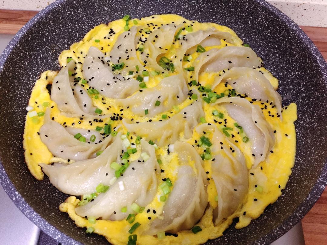 懒人快手抱蛋煎饺