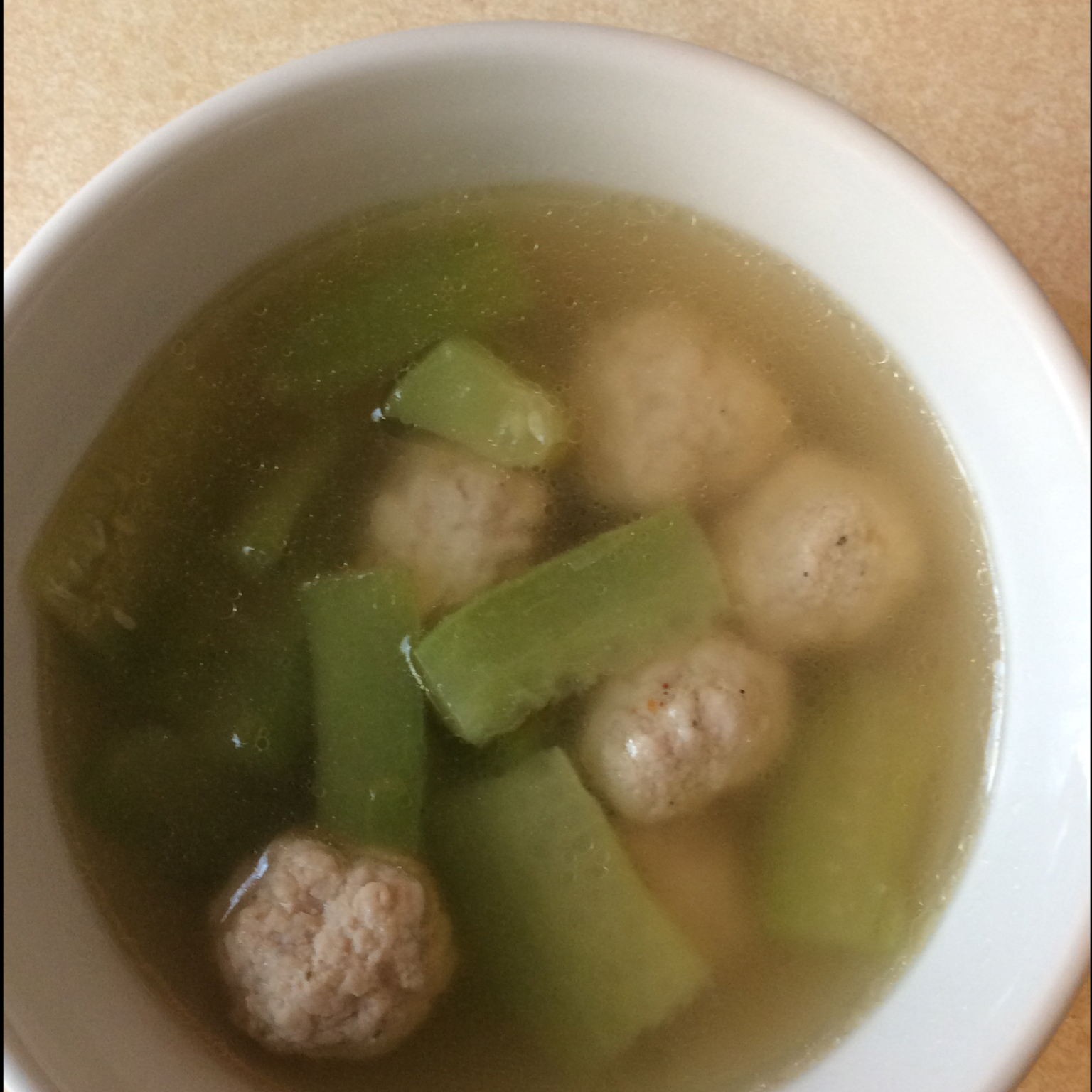 黄瓜肉丸汤 Cucumber & Meatball Soup