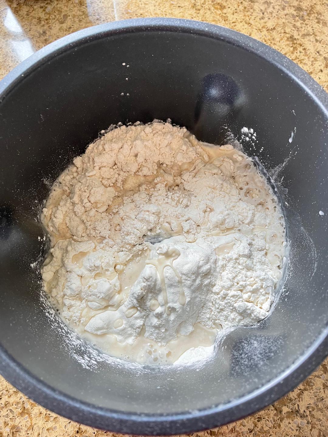 纯奶手撕吐司的做法 步骤1