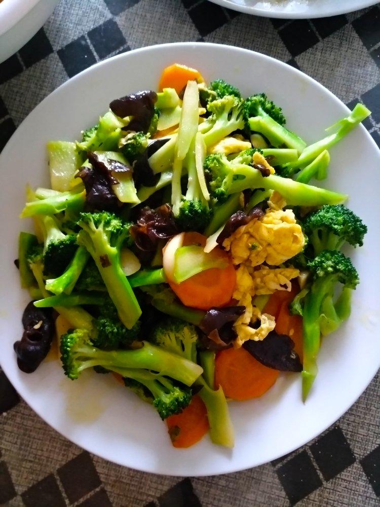 家常菜 西兰花素炒 rogon做的西兰花素炒