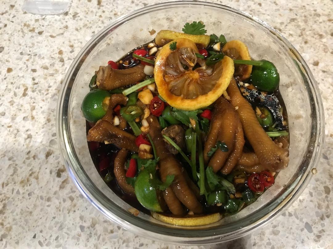 香辣蒜香凉拌爽脆鸡脚