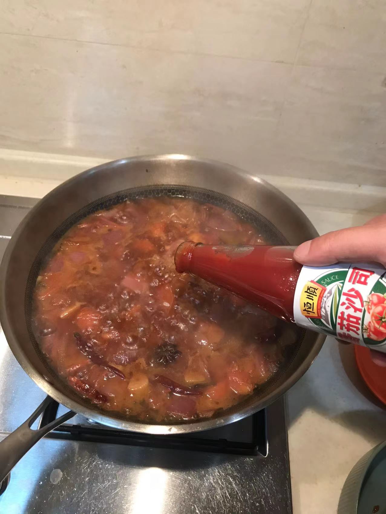 西红柿土豆炖牛腩的做法 步骤7