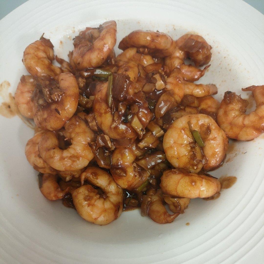 家庭版油焖大虾