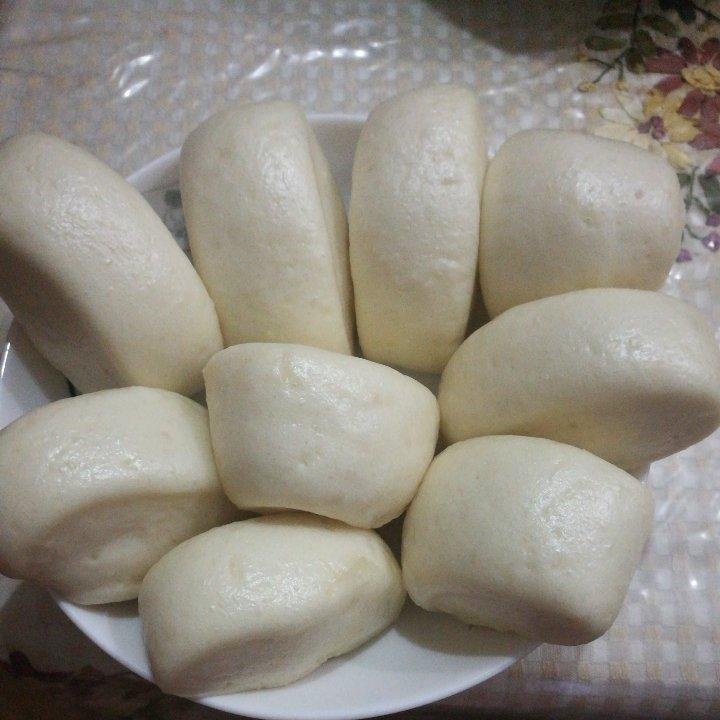 面包机版超松软牛奶馒头