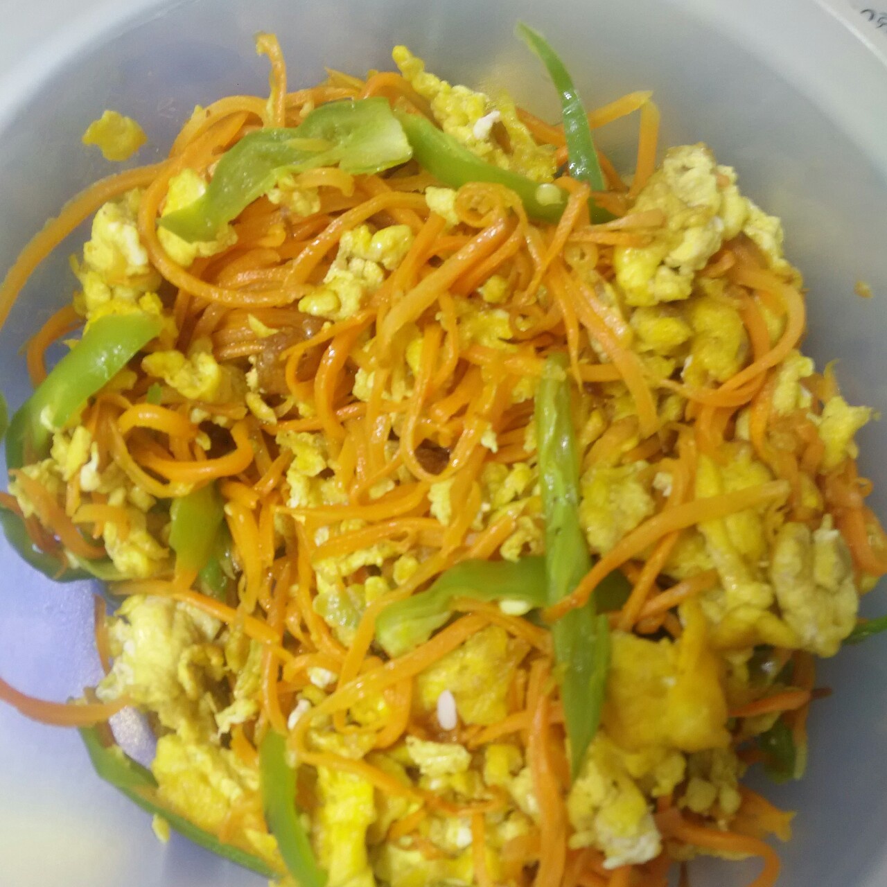 胡萝卜炒鸡蛋