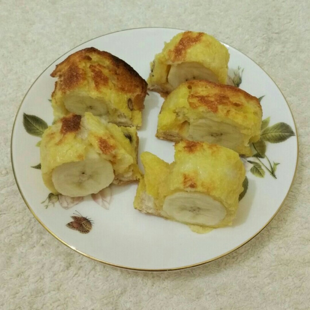 香蕉吐司卷