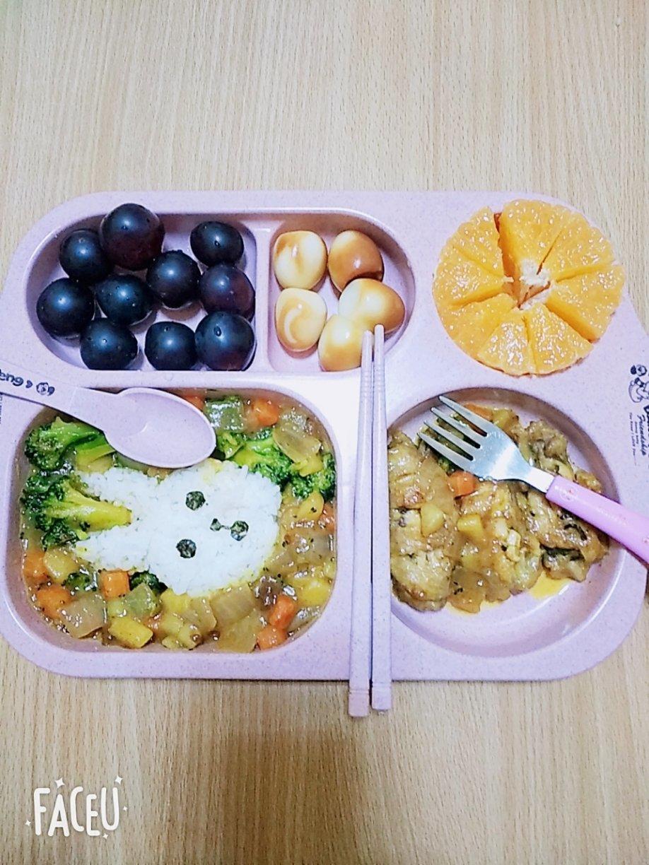 咖喱鸡翅饭(七岁儿童版)