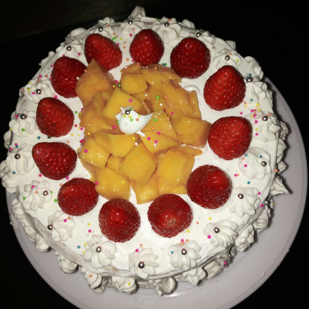 淡奶油裱花蛋糕