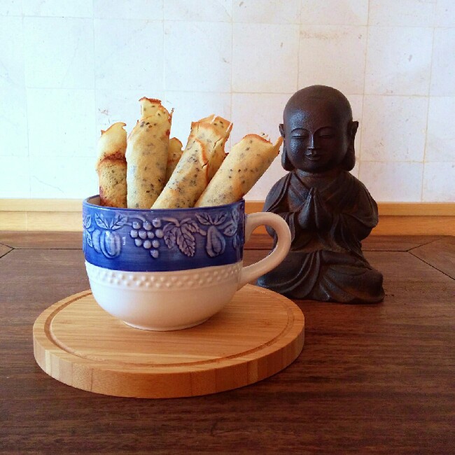 平底锅脆皮蛋卷