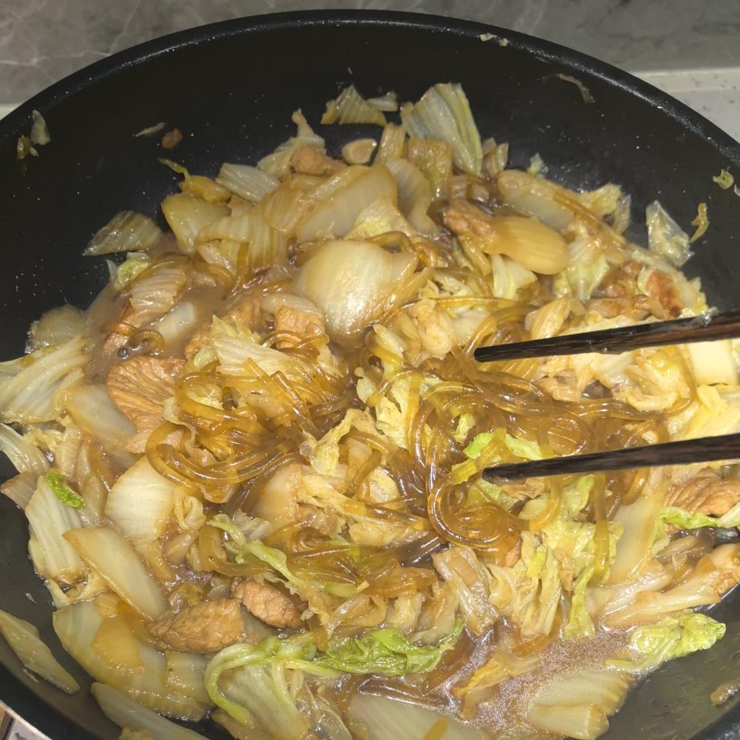 猪肉白菜炖粉条