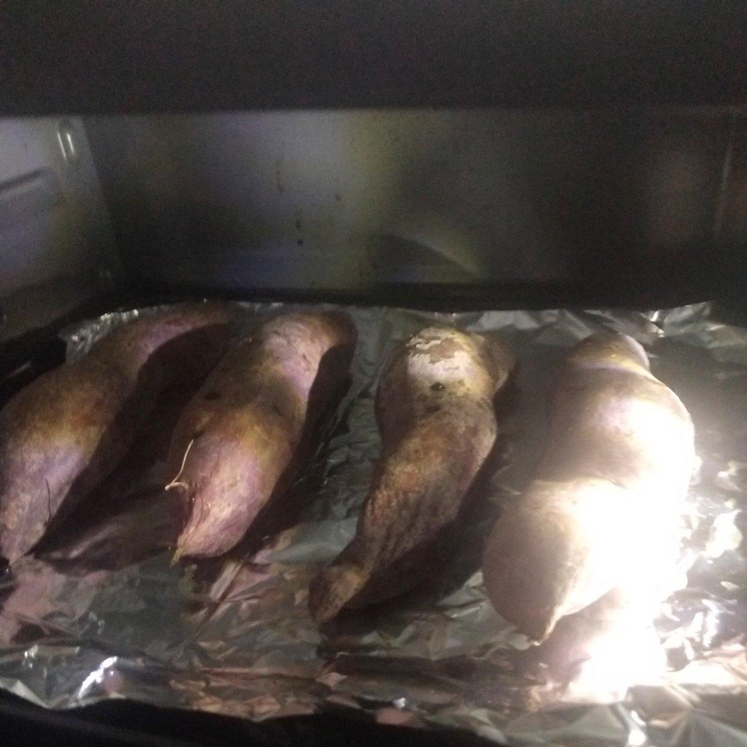 【糯唧唧的烤红薯】糖油四溢皮肉分离外糯里嫩吸溜着吃！