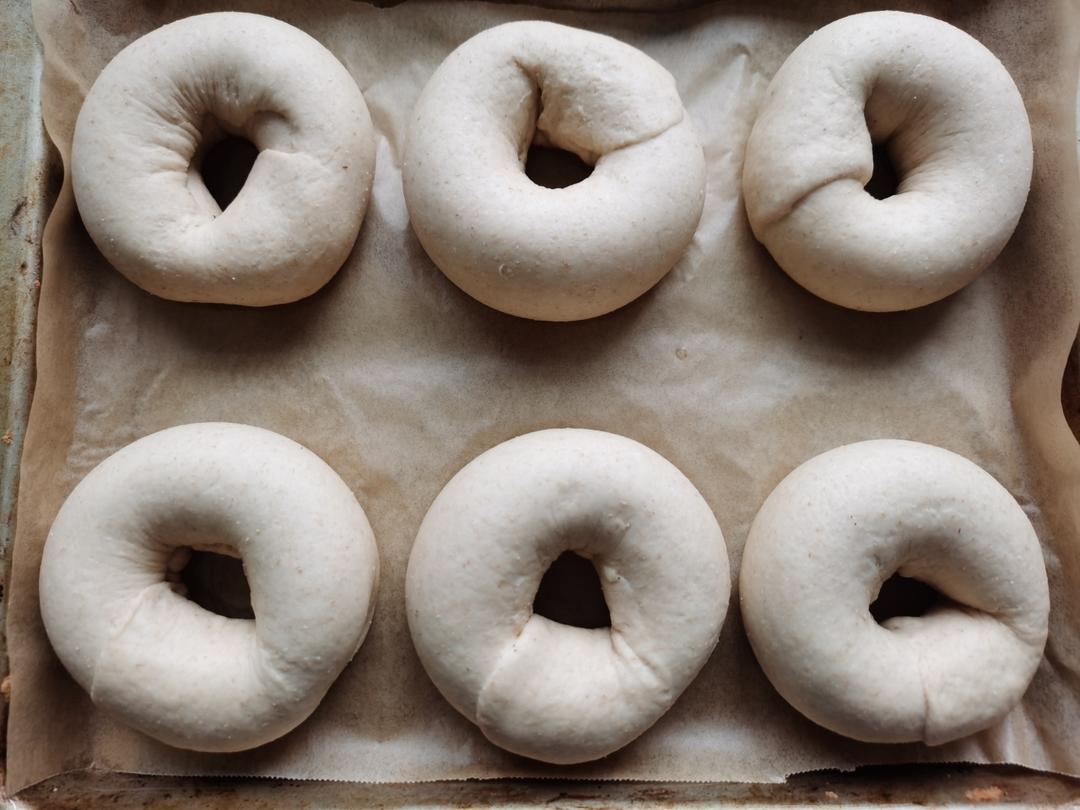 全麦贝果，低糖无油